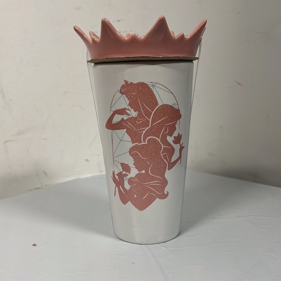 NIB - Disney Princess Sparkle All The Time Ceramic Travel Mug - Picture 4 of 7